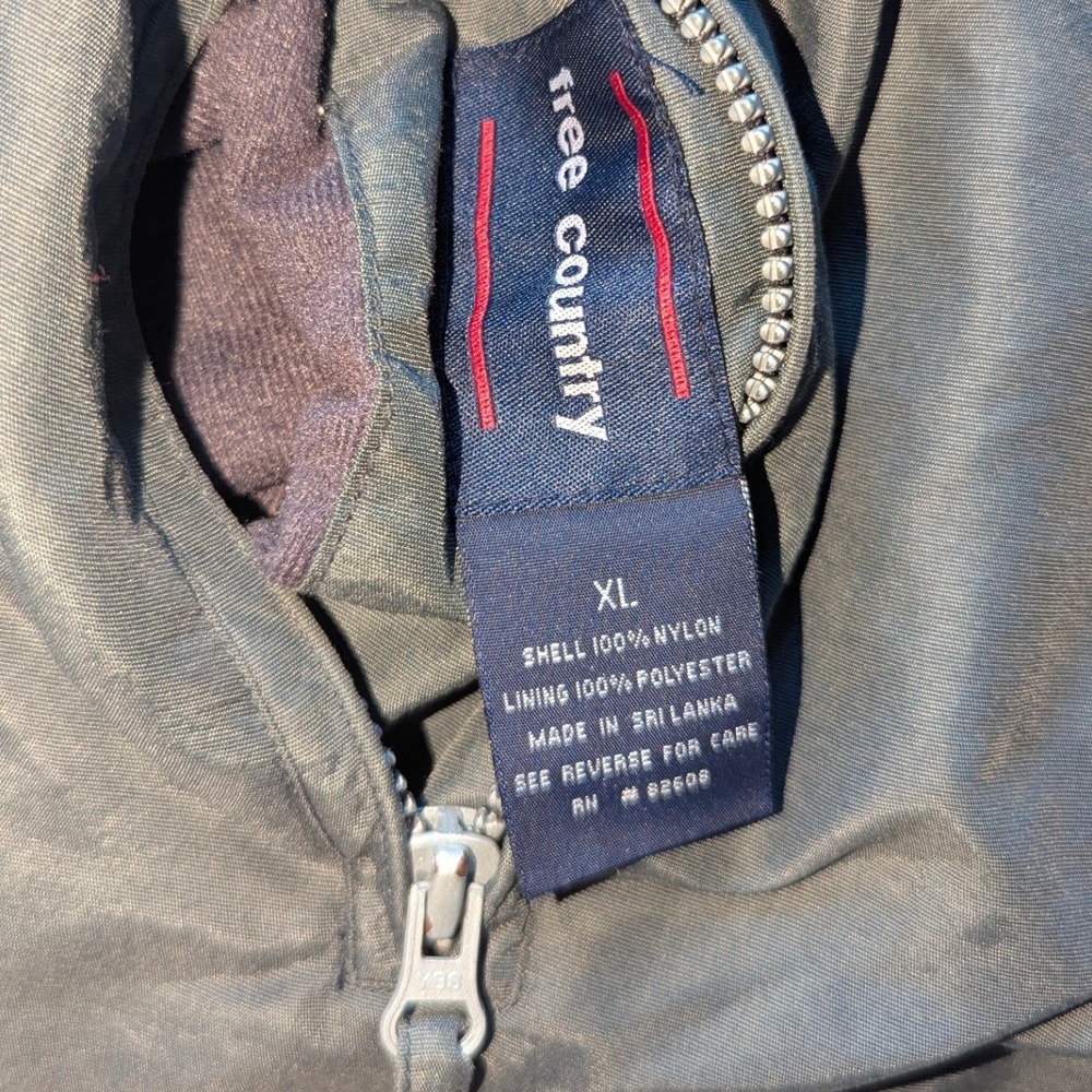 Free Country Mens XL Gray Fleece Utility Vest Full Zip Outdoor Pockets - Picture 7 of 7